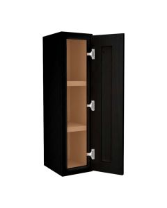 Craftsman Black Shaker Wall Cabinet 9" x 36" Largo - Buy Cabinets Today