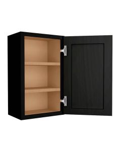 Craftsman Black Shaker Wall Cabinet 18" x 30" Largo - Buy Cabinets Today