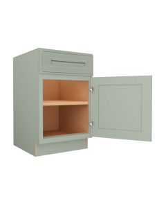 Craftsman Lily Green Shaker Base Cabinet 21" Largo - Buy Cabinets Today