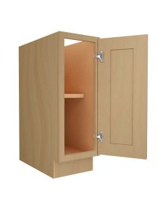 Craftsman Natural Shaker Base Full Height Door Cabinet 12" Largo - Buy Cabinets Today