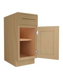 Craftsman Natural Shaker Base Cabinet 15" Largo - Buy Cabinets Today