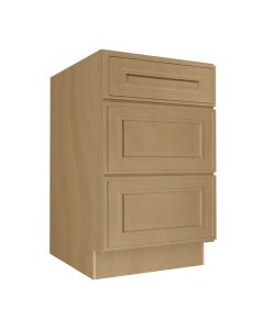 Craftsman Natural Shaker Drawer Base Cabinet 21" Largo - Buy Cabinets Today