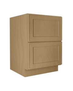 Craftsman Natural Shaker 2 Drawer Base Cabinet 24" Largo - Buy Cabinets Today