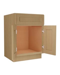 Craftsman Natural Shaker Vanity Sink Base Cabinet 24" Largo - Buy Cabinets Today