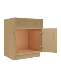 Craftsman Natural Shaker Vanity Sink Base Cabinet 27" Largo - Buy Cabinets Today