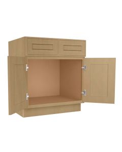 Craftsman Natural Shaker Vanity Sink Base Cabinet 30" Largo - Buy Cabinets Today