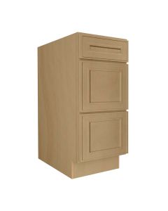 Craftsman Natural Shaker Vanity Drawer Base Cabinet 15" Largo - Buy Cabinets Today