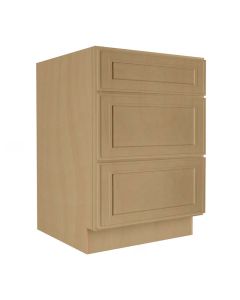 Craftsman Natural Shaker Vanity Drawer Base Cabinet 24" Largo - Buy Cabinets Today