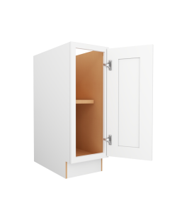 Craftsman White Shaker Base Full Height Door Cabinet 18" Largo - Buy Cabinets Today