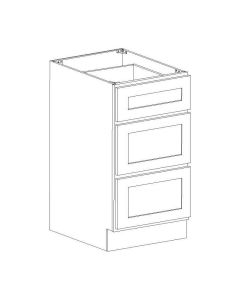 3 Drawer Base Cabinet 18" Largo - Buy Cabinets Today