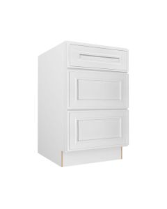 Craftsman White Shaker Drawer Base Cabinet 21" Largo - Buy Cabinets Today
