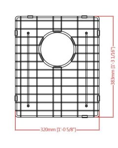 F0124YZ2 Stainless Steel Sink Grid Largo - Buy Cabinets Today
