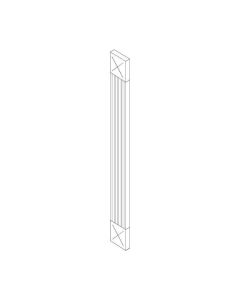 Wall Fluted Filler 3" x 42" Largo - Buy Cabinets Today