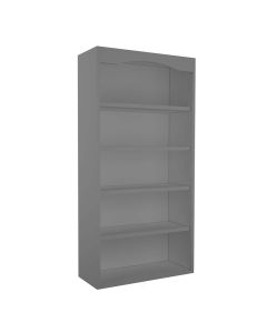 Grey Shaker Elite Book Case 30"W x 60"H Largo - Buy Cabinets Today