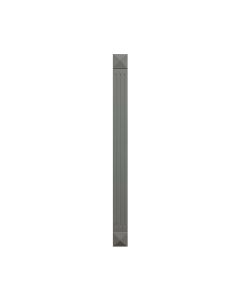 Grey Shaker Elite Fluted Wall Filler 3"W x 29"H Largo - Buy Cabinets Today