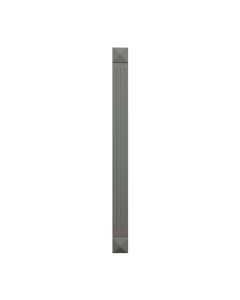 Grey Shaker Elite Fluted Wall Filler 3"W x 41"H Largo - Buy Cabinets Today