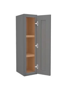 Grey Shaker Elite Wall Cabinet 9"W x 36"H Largo - Buy Cabinets Today