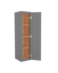 Grey Shaker Elite Wall Cabinet 9"W x 42"H Largo - Buy Cabinets Today