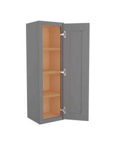 Grey Shaker Elite Wall Cabinet 12"W x 42"H Largo - Buy Cabinets Today