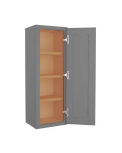 Grey Shaker Elite Wall Cabinet 15"W x 42"H Largo - Buy Cabinets Today