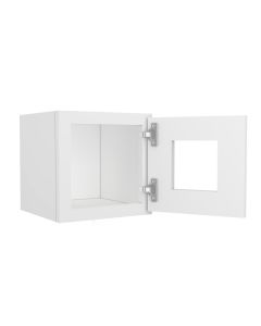 Key Largo White Wall Open Frame Glass Door Cabinet  12"W x 12"H Largo - Buy Cabinets Today