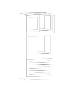 Key Largo White Oven Cabinet 33"W x 84"H Largo - Buy Cabinets Today