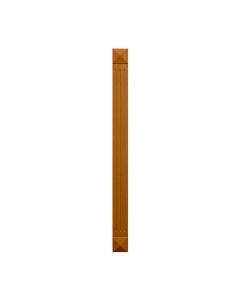 Cinnamon Shaker Fluted Wall Filler 3"W x 36"H Largo - Buy Cabinets Today