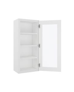 Wall Glass Door Cabinet with Finished Interior 18" x 42" Largo - Buy Cabinets Today