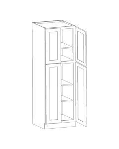 Summit Shaker White Utility Cabinet 24"W x 84"H Largo - Buy Cabinets Today