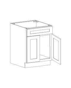 York Driftwood Grey Vanity Sink Base Cabinet 27"W Largo - Buy Cabinets Today