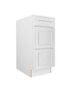 Craftsman White Shaker Vanity Drawer Base Cabinet 12" Largo - Buy Cabinets Today
