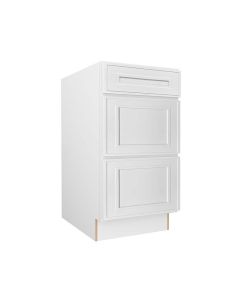 Craftsman White Shaker Vanity Drawer Base Cabinet 18" Largo - Buy Cabinets Today