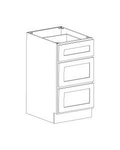 Three Drawer Vanity Base Cabinet 12" Largo - Buy Cabinets Today