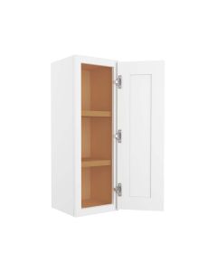 Craftsman White Shaker Wall Cabinet 12" x 36" Largo - Buy Cabinets Today
