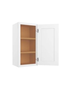 Craftsman White Shaker Wall Cabinet 15" x 30" Largo - Buy Cabinets Today
