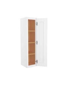 Craftsman White Shaker Wall Cabinet 9" x 42" Largo - Buy Cabinets Today
