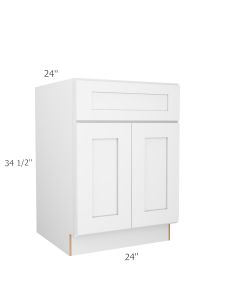 B24 - Double Door / Single Drawer Base Cabinet Largo - Buy Cabinets Today