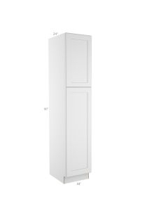 Colorado Shaker White Utility Cabinet 18"W x 90"H Largo - Buy Cabinets Today