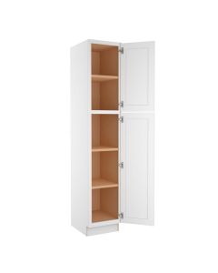 Colorado Shaker White Utility Cabinet 18"W x 93"H Largo - Buy Cabinets Today