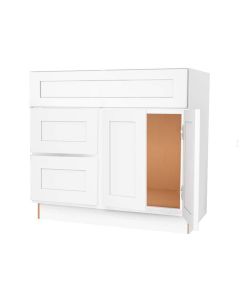 Vanity Sink Base Drawer Left Cabinet 36" Largo - Buy Cabinets Today