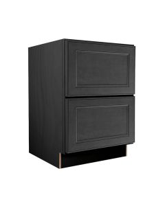 York Driftwood Grey Two Drawer Base Cabinet 24" Largo - Buy Cabinets Today