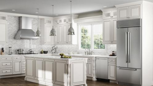 RTA Charleston Linen Kitchen Cabinets Largo - Buy Cabinets Today