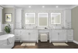 Colorado White Shaker Bath Vanities Largo - Buy Cabinets Today