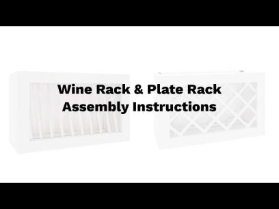 Wine/Plate Rack Cabinet