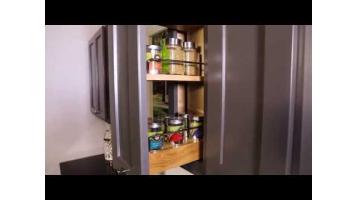 448 Wall Pullout Organizer Overview Largo - Buy Cabinets Today