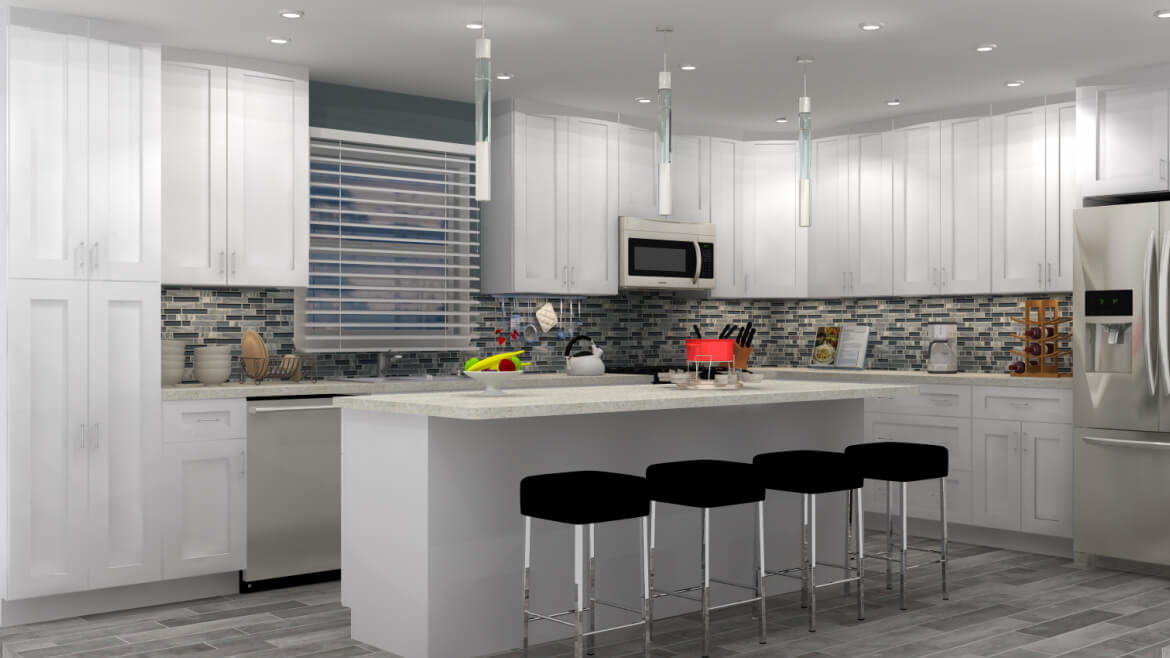 3D design layout gallery 8 Largo - Buy Cabinets Today
